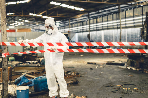 Professional Trauma Scene Cleanup technician working in Vincentown, NJ